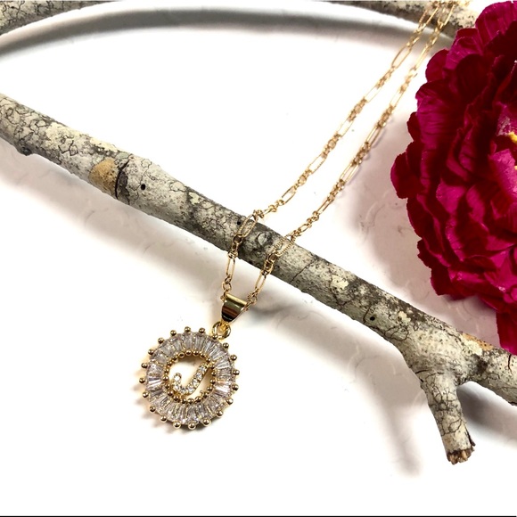 Initial J Necklace, Letter J, Personalized J, Boho - Picture 2 of 9